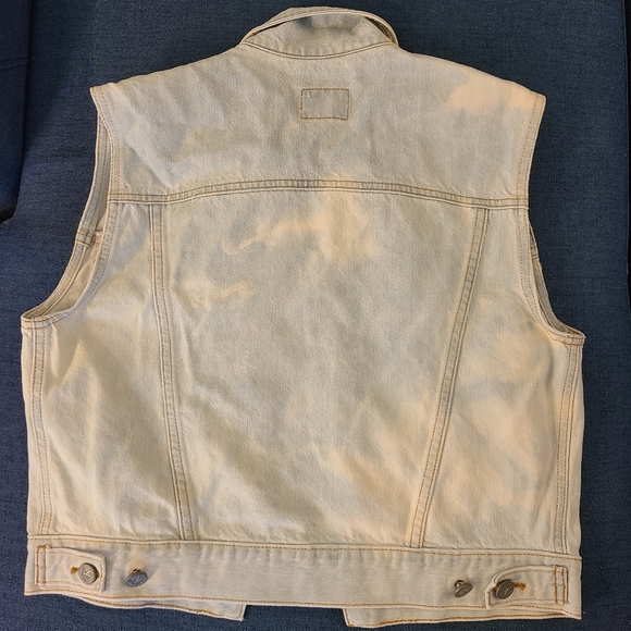 Calvin Klein Denim Vest (Medium) - Picture 2 of 2